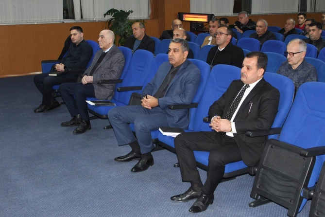 AYNA rəhbərliyi avtovağzalda daşıyıcı şirkətlərlə görüş keçirdi — problemlər dinlənildi — FOTOLAR