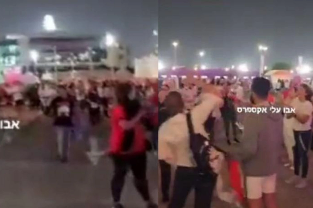 İran millisinin azarkeşləri oyundan sonra stadion ətrafında “Xameneiyə ölüm” şüarı səsləndirdilər — VİDEO