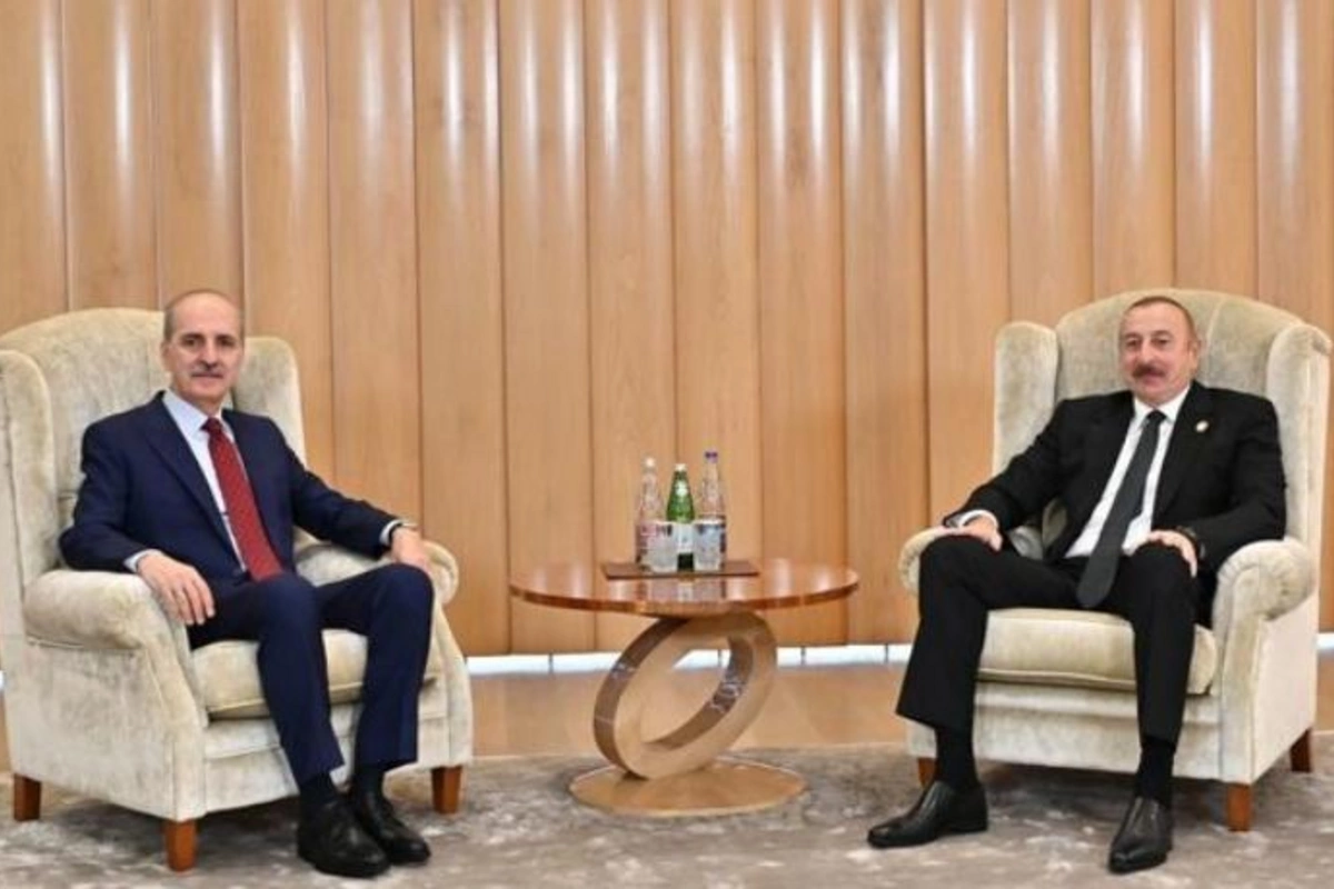 Prezident Numan Kurtulmuşu qəbul edib — YENİLƏNİB