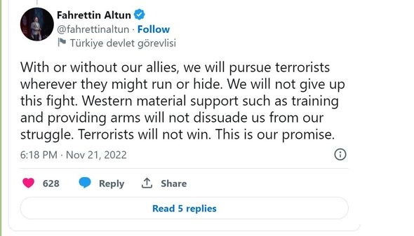 Fəxrəddin Altun: “Qərbli müttəfiqlərimiz Türkiyədə sabitliyi pozmağa çalışırlar” — FOTO Fəxrəddin Altun: “Qərbli müttəfiqlərimiz Türkiyədə sabitliyi pozmağa çalışırlar” — FOTO