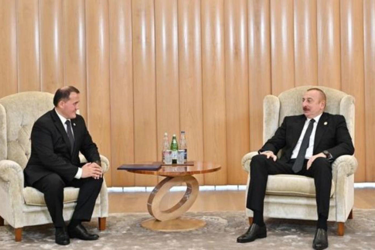 İlham Əliyev Özbəkistanın Liberal Demokratik Partiyasının İcra Komitəsinin sədrini qəbul edib — FOTO