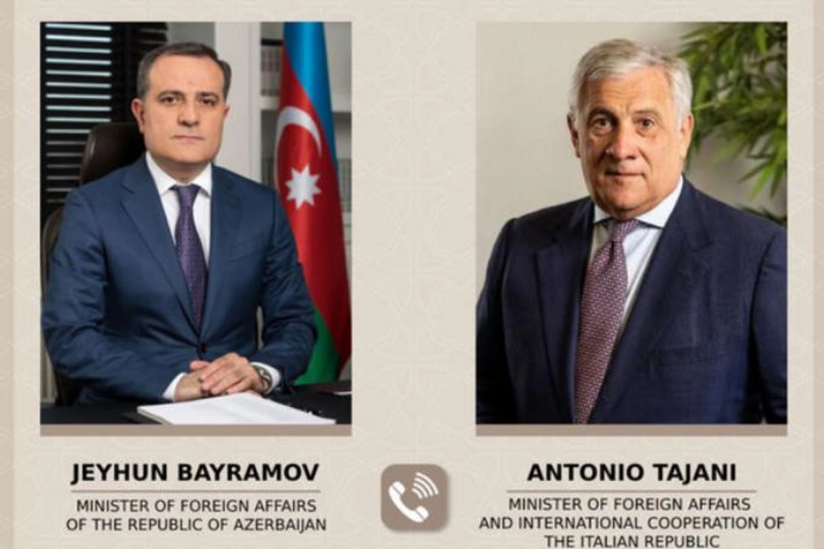 Ceyhun Bayramovla italiyalı həmkarı arasında telefon danışığı olub