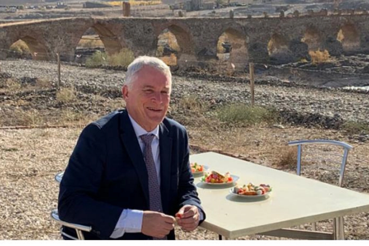 Xudafərin körpüsündən İrana mesaj — FOTO