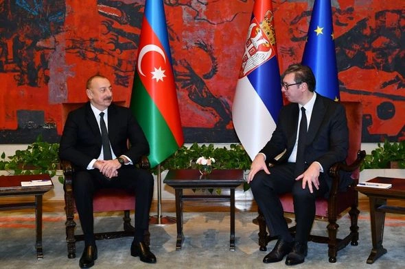 İlham Əliyevin Aleksandar Vuçiç ilə təkbətək görüşü olub — FOTO (YENİLƏNİB)