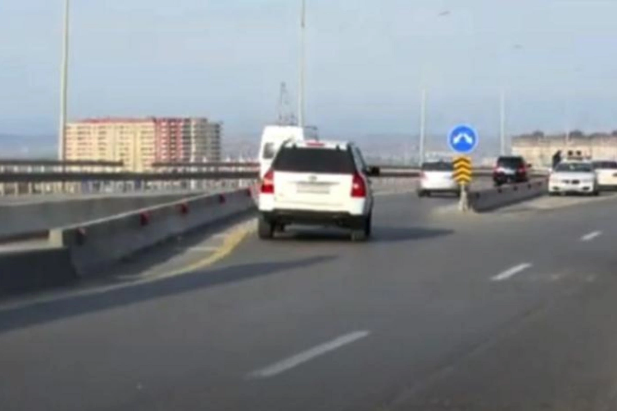 Bakıda sürücülərə problem yaradan yol: “Ərazidəki nişan düzgün deyil” — VİDEO