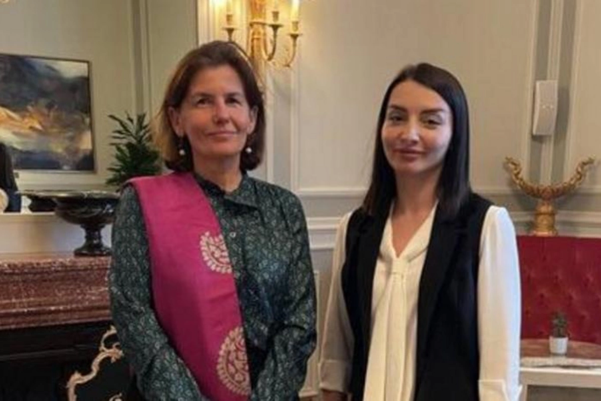 Leyla Abdullayeva Fransanın Azərbaycandakı yeni səfiri ilə görüşüb — FOTO