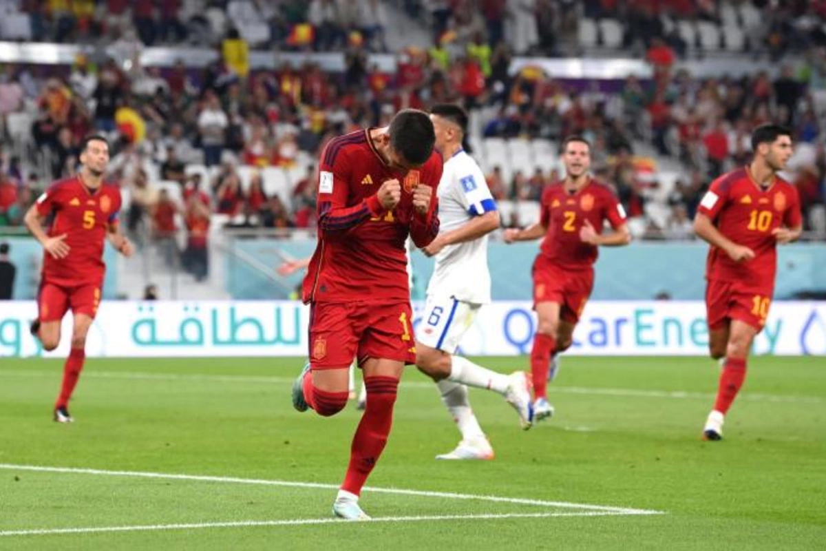 DÇ-2022: İspaniya Kosta-Rikanı darmadağın etdi