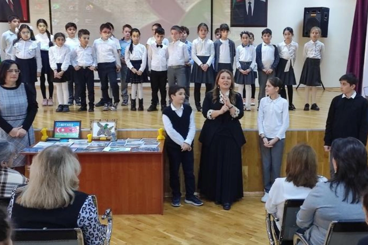 Daha bir məktəbdə “Şuşanın 270 anı” filmi nümayiş olundu — FOTOLAR