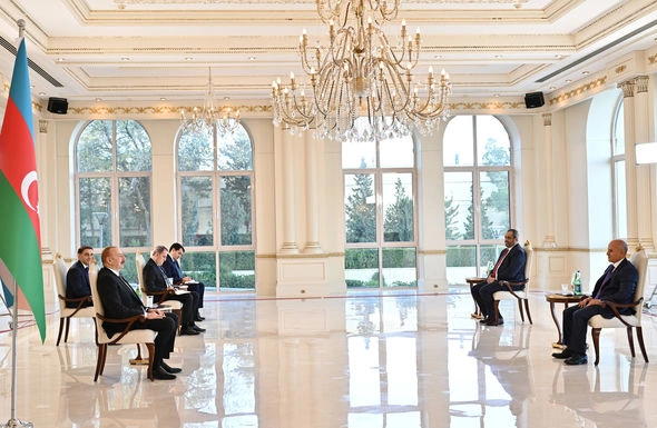 Prezident Liviyanın yeni səfirinin etimadnaməsini qəbul edib — YENİLƏNİB (FOTO)