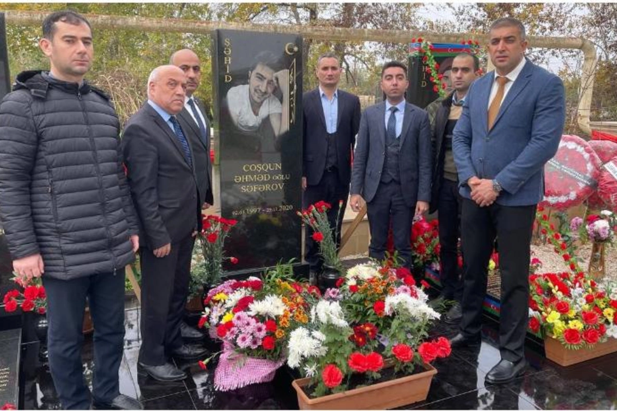 Salyanda şəhid Coşqun Səfərovun xatirəsi anıldı — FOTO