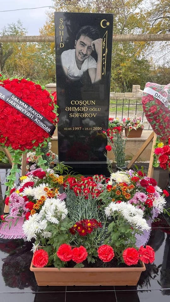 Salyanda şəhid Coşqun Səfərovun xatirəsi anıldı — FOTO