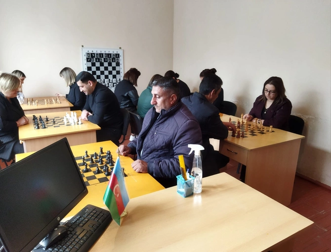 Salyanda Heydər Əliyevin xatirəsinə həsr edilmiş şahmat turniri keçirildi — FOTO
