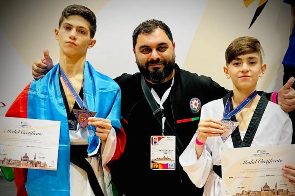 Taekvondoçularımız Avropa birinciliyində daha 2 medal qazanıb — FOTOLAR