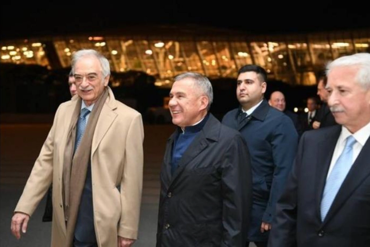 Tatarıstan Prezidenti Azərbaycanda səfərdədir — FOTO