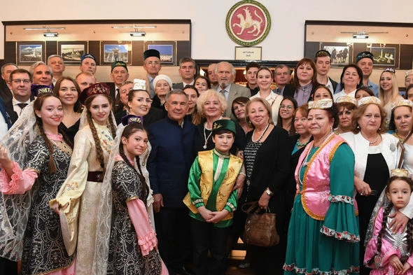 Tatarıstan Prezidenti Azərbaycanda səfərdədir — FOTO