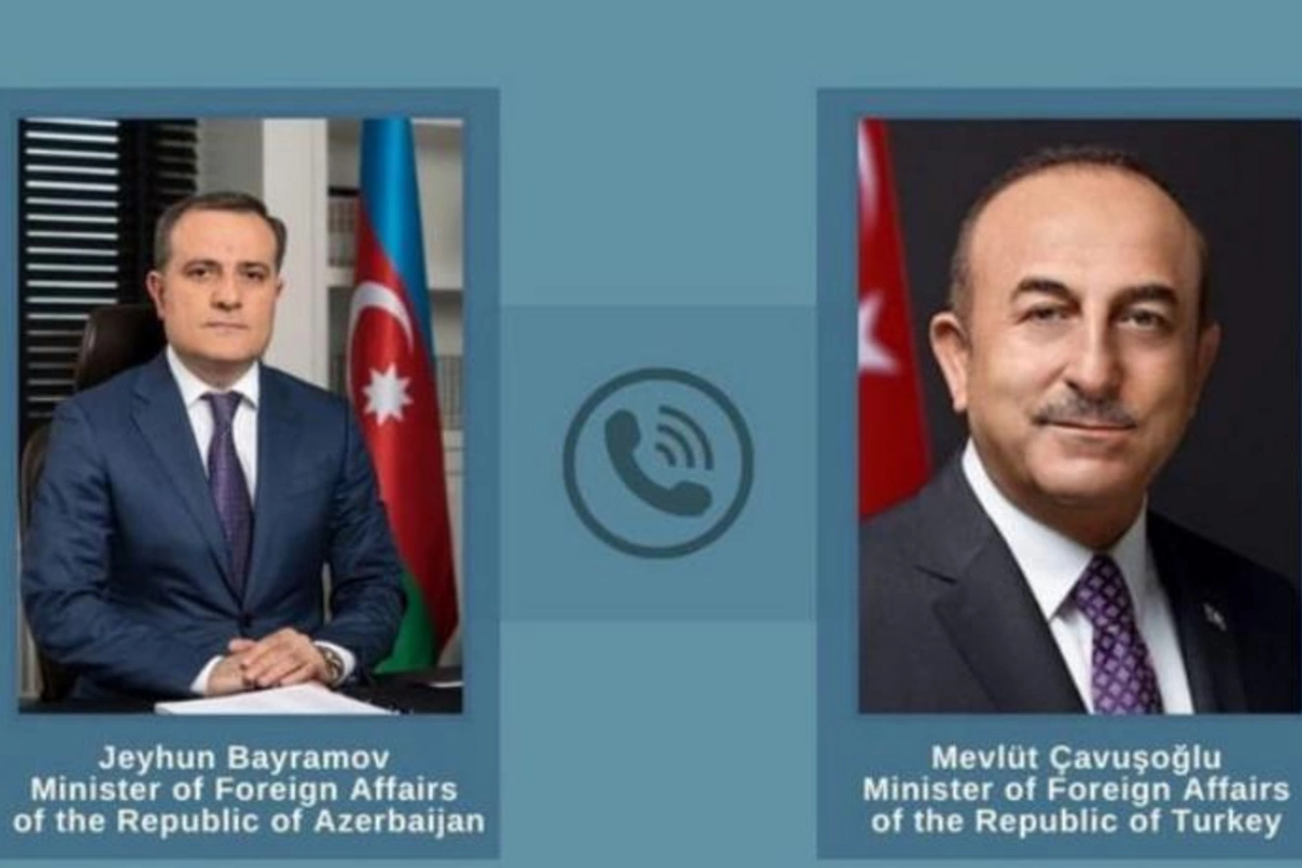Azərbaycan və Türkiyə XİN başçıları telefonla danışıblar
