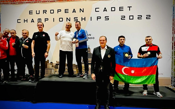 İlyas Hətəmli və Vasif Səlimov Avropa çempionu oldu — FOTOLAR
