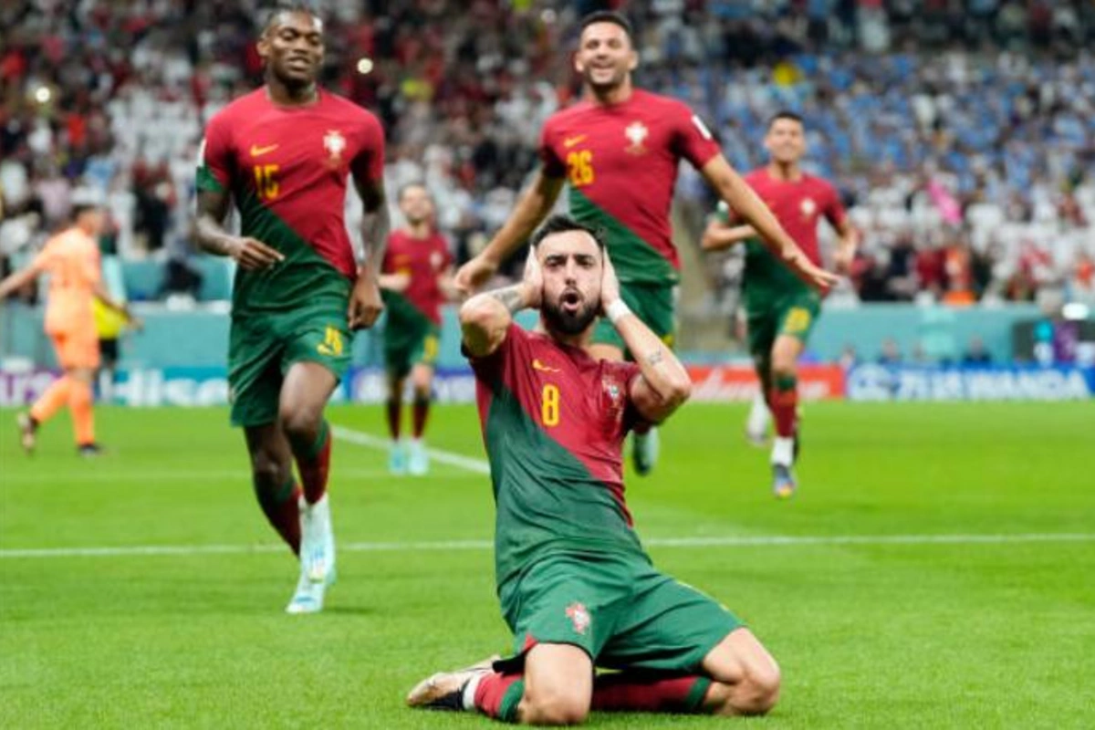 DÇ-2022: Portuqaliya Bruno Fernandeşin dublu ilə pley-offda!