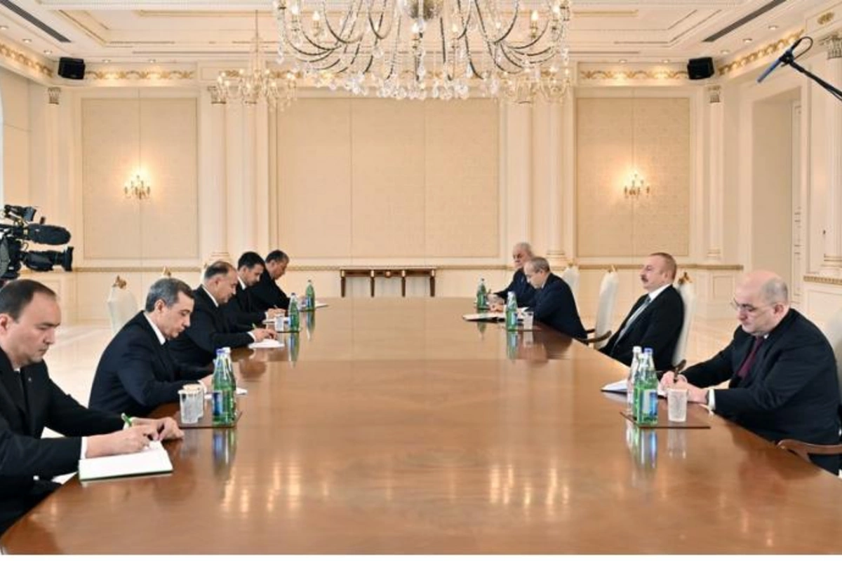 Prezident Türkmənistan Baş nazirinin müavinini qəbul etdi — YENİLƏNİB