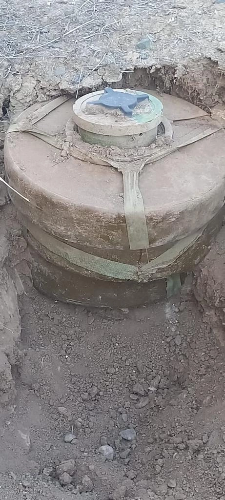 Ağdamda dörd minadan ibarət tələ-minası aşkarlandı — FOTO Ağdamda dörd minadan ibarət tələ-minası aşkarlandı — FOTO