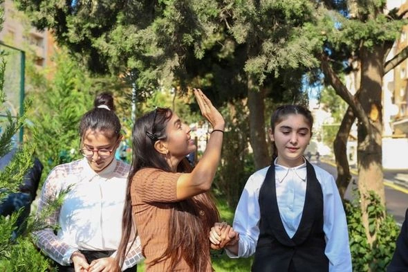 Leyla Əliyevanın iştirakı ilə növbəti abadlaşdırılmış həyətin açılışı olub — FOTO
