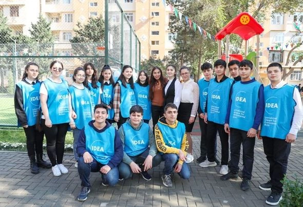 Leyla Əliyevanın iştirakı ilə növbəti abadlaşdırılmış həyətin açılışı olub — FOTO