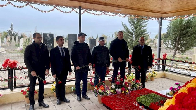 Şəhid Nurlan Qasımovun xatirəsi anıldı — FOTOLAR