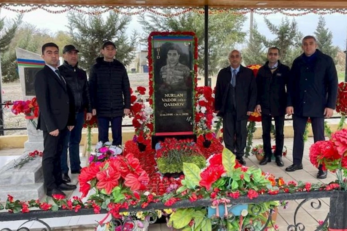 Şəhid Nurlan Qasımovun xatirəsi anıldı — FOTOLAR