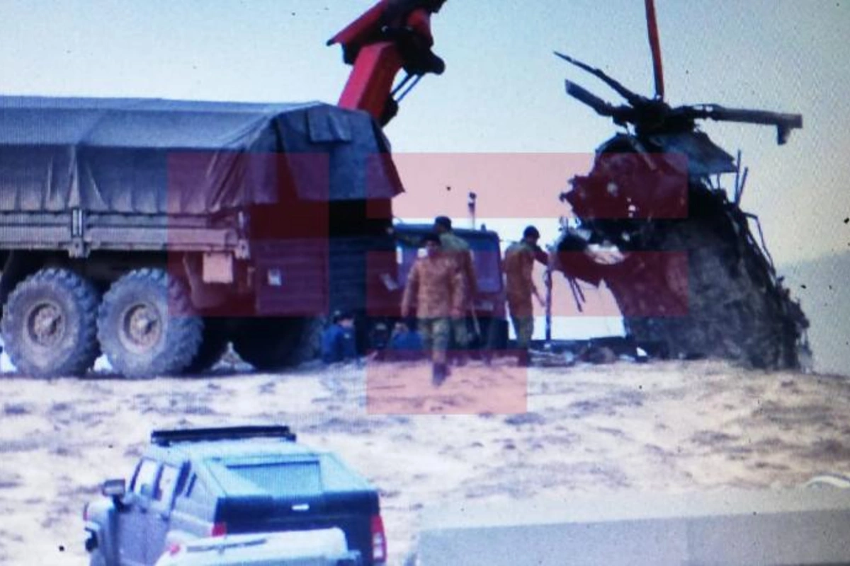 Qaraheybətdə helikopter qəzasından 1 il ötür