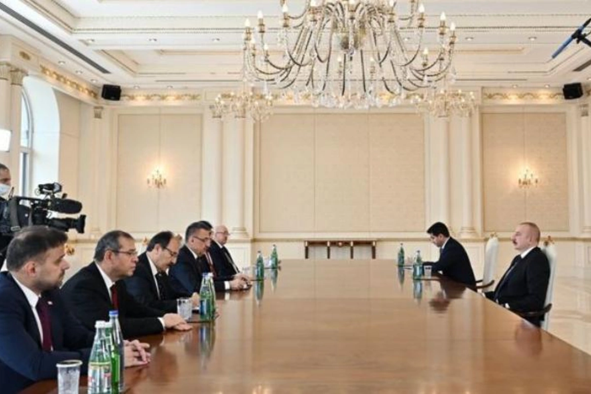 İlham Əliyev Türkiyənin Vitse-prezidentini qəbul edib — YENİLƏNİB