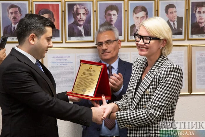 Moskvada Nizami Gəncəvi adına Azərbaycan ədəbiyyatı auditoriyası açıldı — FOTOLAR