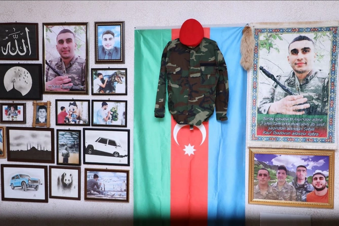 Birliyin rəhbər şəxsləri şəhid ailələrini ziyarət ediblər — FOTOLAR