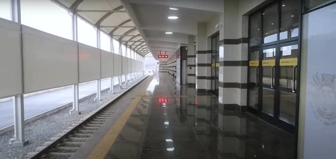 Bakı metrosunun yeni stansiyasından ilk görüntülər — FOTOLAR