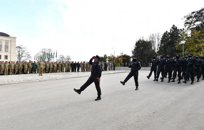 Prezident Zəfər Günü münasibətilə Şuşada keçirilən tədbirdə çıxış etdi — YENİLƏNİB/FOTOLAR