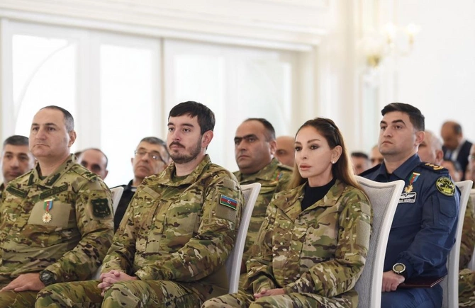 Prezident Zəfər Günü münasibətilə Şuşada keçirilən tədbirdə çıxış etdi — YENİLƏNİB/FOTOLAR