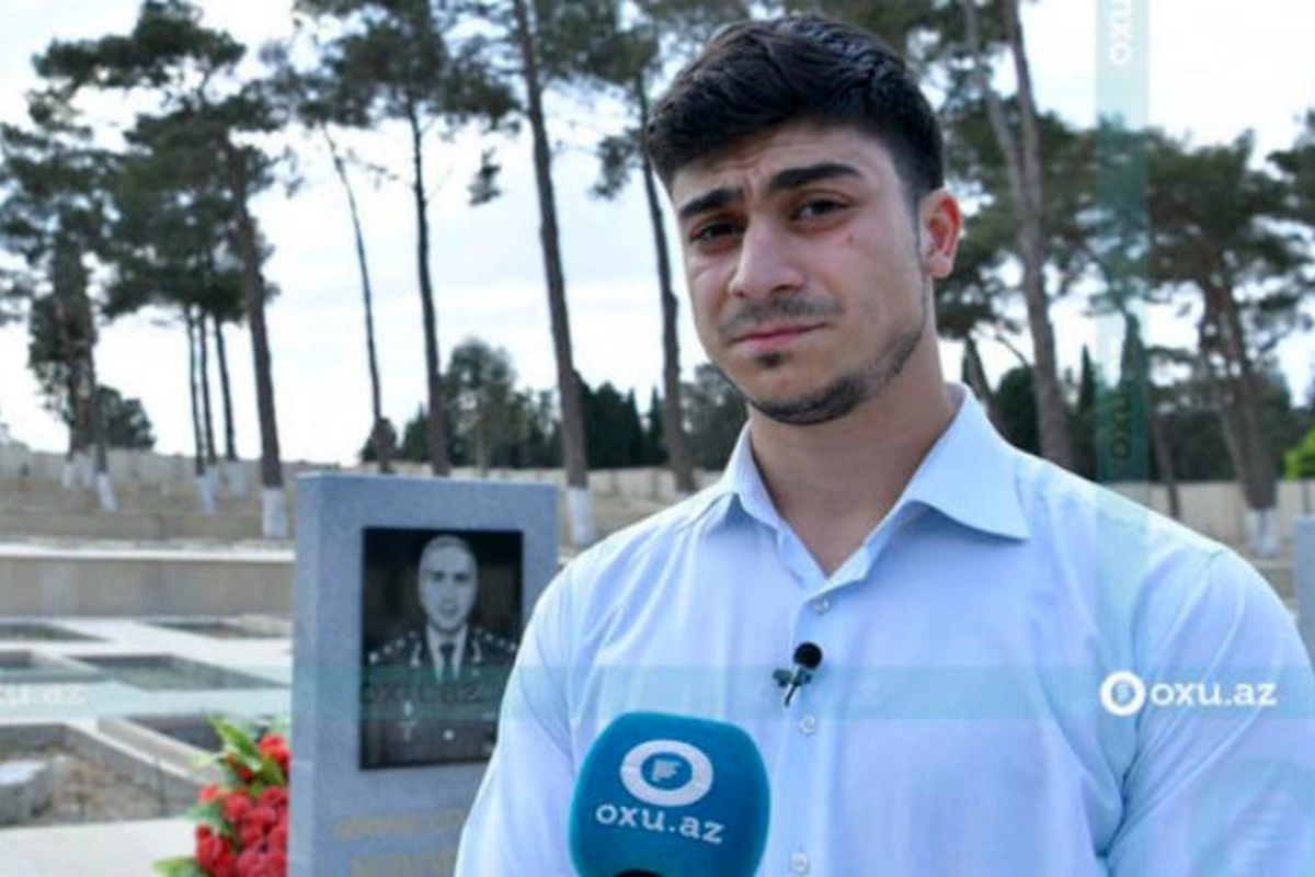 Şəhid polkovnik İlqar Mirzəyevin oğlundan kövrəldən PAYLAŞIM — FOTO