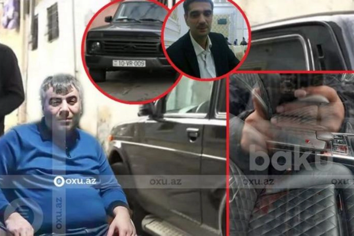 Rəşad Dağlının qətl törətdiyi avtomobilin görüntüləri — VİDEO