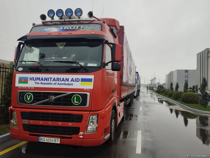 Azərbaycan Ukraynaya növbəti humanitar yardım göndərdi — FOTOLAR Azərbaycan Ukraynaya növbəti humanitar yardım göndərdi — FOTOLAR