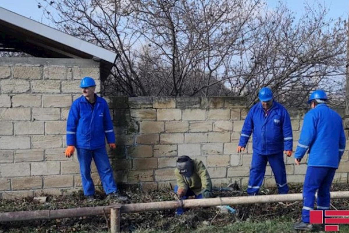 Quba və Qusarda qaz təchizatının bərpası üçün işlər davam etdirilir — FOTO