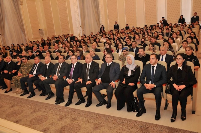 Abşeron rayonunda Ümummilli lider Heydər Əliyevin xatirəsinə həsr olunmuş tədbir keçirilmişdir — FOTO