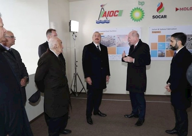 Prezident “Azəri-Mərkəzi-Şərqi” platformasının dayaq blokunun yola salınması mərasimində — YENİLƏNİB (FOTO)