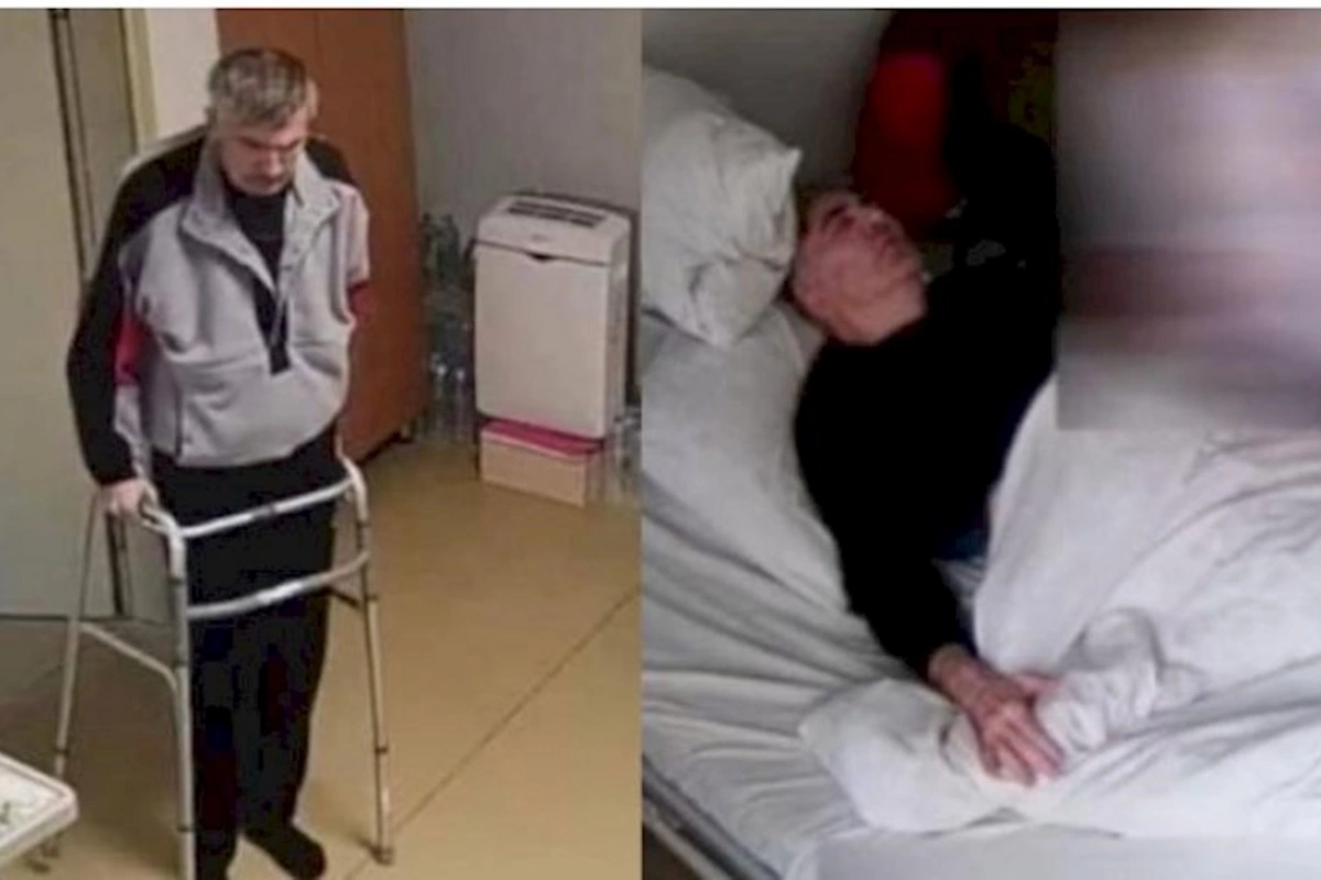 Saakaşvilinin klinikada çəkilmiş şok görüntüləri yayıldı — VİDEO
