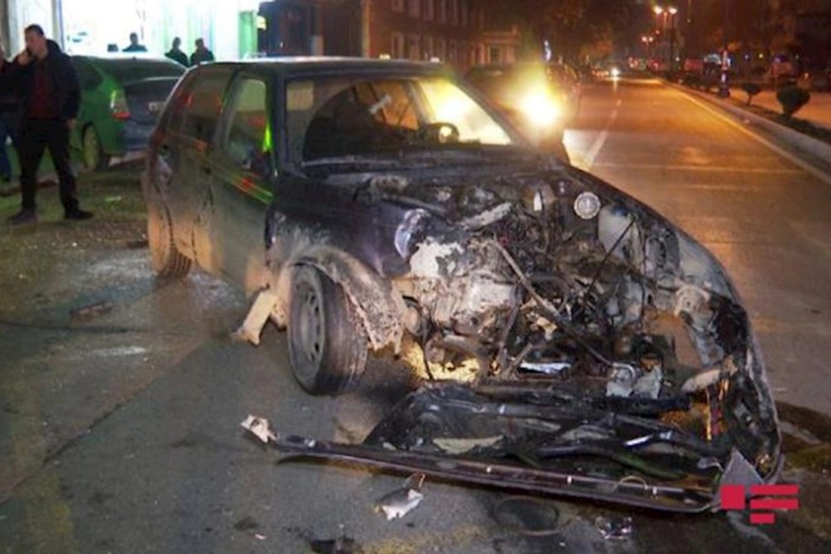 Bakıda yol qəzası baş verib, xəsarət alanlar var — FOTO