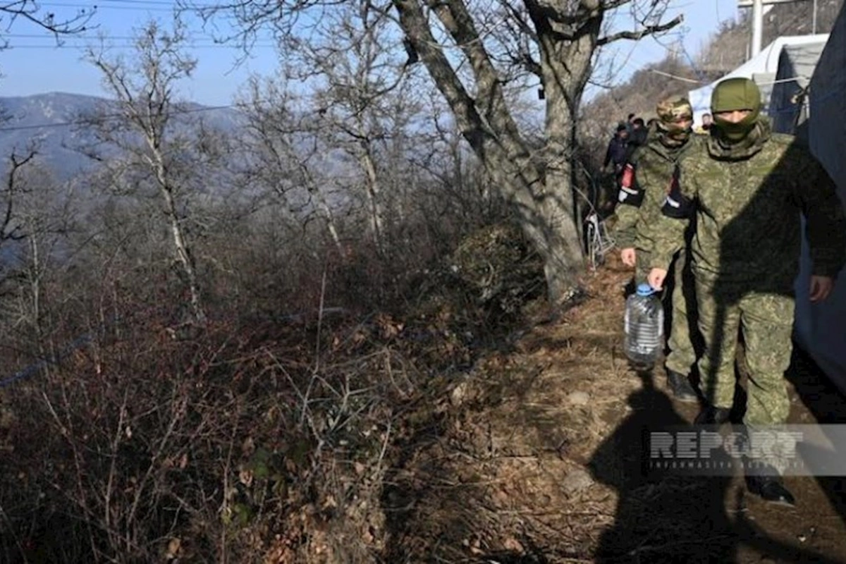 Rusiya sülhməramlıları Xankəndi-Laçın yolunda sərbəst hərəkət edə bilirlər — FOTOLAR