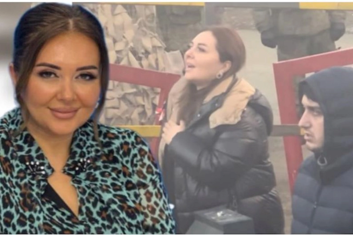 Lale Azərtaş Şuşa-Xankəndi yolundakı aksiyada — VİDEO