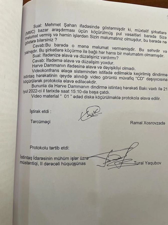 Türk iş adamını şərləyib həbs etdirən Herve Dammannı Ermənistanın eks-prezidenti ilə nə bağlayır? — İLGİNC DETALLAR