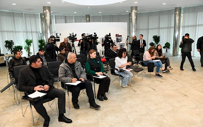 “Azərişıq” “ASAN Xidmət”də gördüyü işlərlə bağlı mətbuat konfransı keçirdi — FOTOLAR