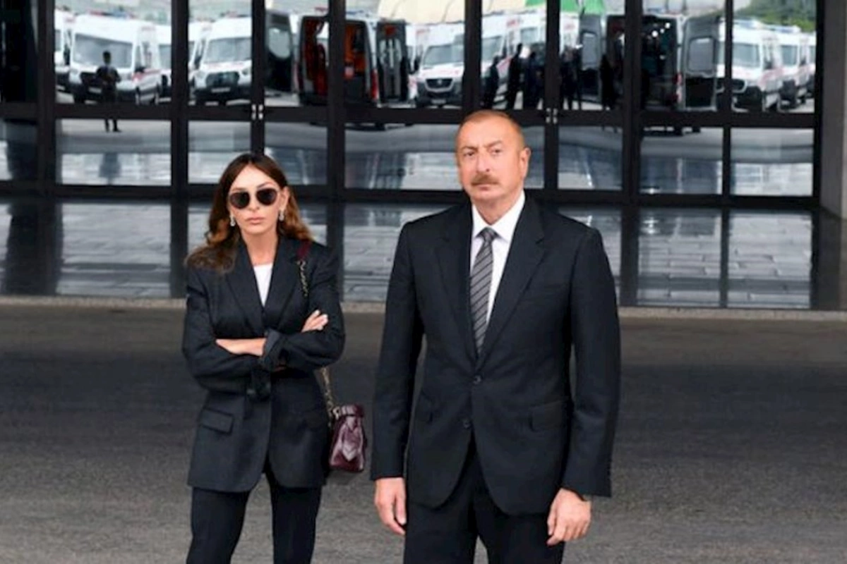 İlham Əliyev və Mehriban Əliyeva Şəki rayonuna səfər ediblər