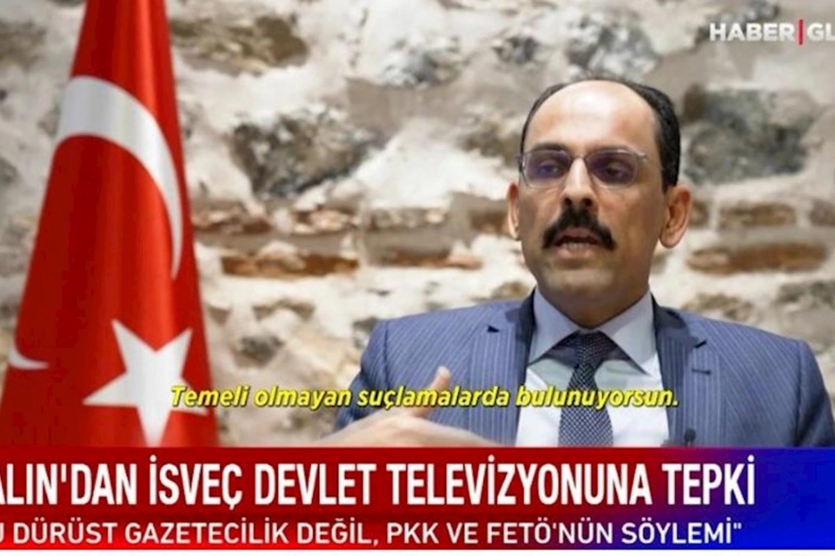 Ərdoğanın sözçüsündən İsveç televiziyasına SƏRT REASKİYA: “Bu, jurnalistika deyil” — VİDEO