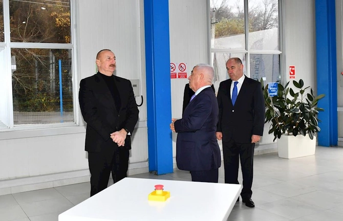 “Oğuz” kiçik su elektrik stansiyaları silsiləsinin açılışı və suqəbuledici qurğuların təqdimatı olub — YENİLƏNİB (FOTOLAR)